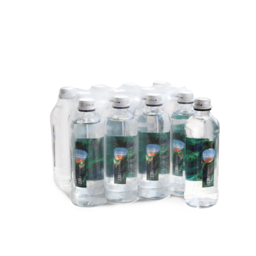 Barzman Premium Glass Bottled Carbonated/Sparkling Water 12 x 330 ml